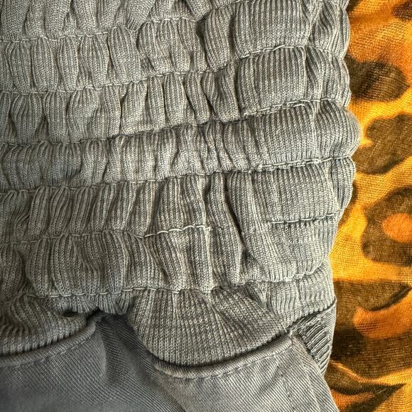 Free People FP Movement MIA Smocked Waist Wide Leg Pull-On Twill Pants | S/M - Picture 4 of 13